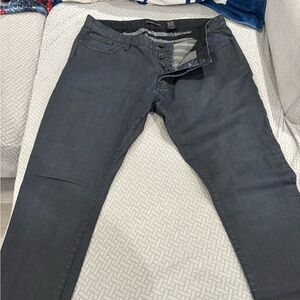 John Varvatos Charcoal Skinny Jeans